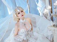 二佐Nisa - NO.128 fate贞德花嫁 [12P-200MB]