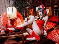 二佐Nisa - NO.150 碧蓝航线 柴郡旗袍 [32P-591MB]