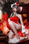 二佐Nisa - NO.150 碧蓝航线 柴郡旗袍 [32P-591MB]