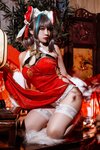 二佐Nisa - NO.150 碧蓝航线 柴郡旗袍 [32P-591MB]