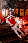 二佐Nisa - NO.150 碧蓝航线 柴郡旗袍 [32P-591MB]
