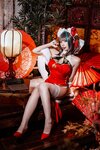 二佐Nisa - NO.150 碧蓝航线 柴郡旗袍 [32P-591MB]