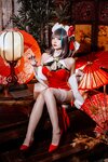 二佐Nisa - NO.150 碧蓝航线 柴郡旗袍 [32P-591MB]
