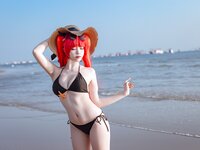 二佐Nisa - NO.113 碧蓝航线 火奴鲁鲁泳装 [20P-109MB]
