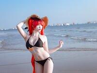 二佐Nisa - NO.113 碧蓝航线 火奴鲁鲁泳装 [20P-109MB]