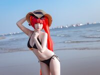 二佐Nisa - NO.113 碧蓝航线 火奴鲁鲁泳装 [20P-109MB]
