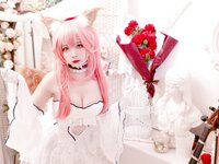 二佐Nisa - NO.131 Fate玉藻前婚纱 [9P-128MB]