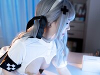 [Cosplay] Bangni 邦尼 - Succubus Nurse 魅魔护士