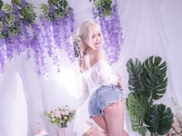 [Cosplay] 千反田鹿子 - 罩纱豹纹泳装