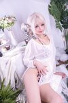 [Cosplay] 千反田鹿子 - 罩纱豹纹泳装