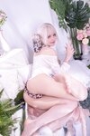 [Cosplay] 千反田鹿子 - 罩纱豹纹泳装