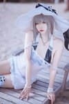 二佐Nisa - NO.138 碧蓝航线 天鹰泳装 [20P-546MB]