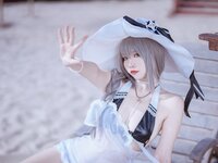 二佐Nisa - NO.138 碧蓝航线 天鹰泳装 [20P-546MB]