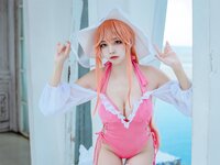 二佐Nisa - NO.111 碧蓝航线 黎塞留泳装 [9P-48MB]