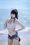 二佐Nisa - NO.155 明日方舟 森蚺泳装 [22P-176MB]