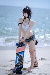 二佐Nisa - NO.155 明日方舟 森蚺泳装 [22P-176MB]