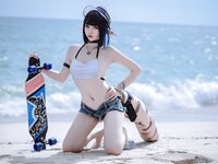 二佐Nisa - NO.155 明日方舟 森蚺泳装 [22P-176MB]