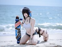 二佐Nisa - NO.155 明日方舟 森蚺泳装 [22P-176MB]