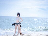 二佐Nisa - NO.155 明日方舟 森蚺泳装 [22P-176MB]