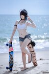 二佐Nisa - NO.155 明日方舟 森蚺泳装 [22P-176MB]