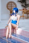 二佐Nisa - NO.135 碧蓝航线 圣路易斯泳装 [26P-267MB]