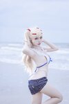 二佐Nisa - NO.136 碧蓝航线 苏塞克斯泳装 [20P-99MB]