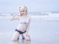 二佐Nisa - NO.136 碧蓝航线 苏塞克斯泳装 [20P-99MB]