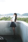 [Cosplay] 不呆猫 - JK学妹户外