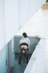 [Cosplay] 不呆猫 - JK学妹户外