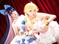 [Cosplay] 阿包也是兔娘&苏苏苏Sofia - 吊带袜天使