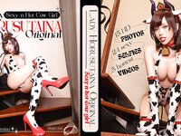 [Cosplay] Eliza 喵喵 - Lady Horusutaina Original - Sexy n Hot Cow Girl