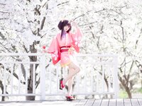 [Cosplay] 九柒喵 - 甲铁城的卡巴内利 无名 和服