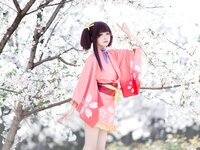 [Cosplay] 九柒喵 - 甲铁城的卡巴内利 无名 和服