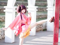 [Cosplay] 九柒喵 - 甲铁城的卡巴内利 无名 和服