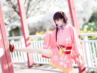 [Cosplay] 九柒喵 - 甲铁城的卡巴内利 无名 和服
