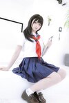 [Cosplay] Nyako 喵子 - Crazy Girl School Student 2, Discipline Committee Member 痴·女子校生2 风纪委员