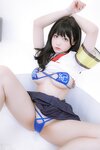 [Cosplay] Nyako 喵子 - Crazy Girl School Student 2, Discipline Committee Member 痴·女子校生2 风纪委员
