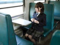 [Cosplay] Nyako 喵子 - Crazy Girl School Student 2, Train JK 痴·女子校生2 火车jk
