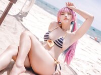 [Cosplay] Messie Huang - Aqua Bikini