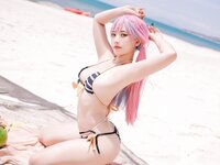 [Cosplay] Messie Huang - Aqua Bikini