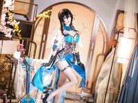 [Cosplay] Tomoyo酱 - Star Dome Railway Ruan Mei 星穹铁道 阮梅
