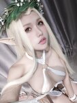 [Cosplay] Yixiao 一笑芳香沁 - White Elf Oristine 白精灵 奥莉斯汀