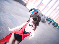 [Cosplay] Yui 金鱼 - Tokisaki Kurumi Bunny Girl 时崎狂三-兔女郎