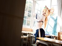 [Cosplay] 纸悦Etsu_ko - 玛丽体操服