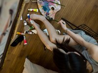 [Cosplay] Sia不吃鱼 丝足艺术