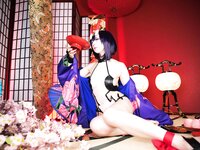 [Cosplay] Sachibudou さちぶどう - Red Sky 朱天 -しゅてん- Vol. 116