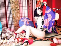 [Cosplay] Sachibudou さちぶどう - Red Sky 朱天 -しゅてん- Vol. 116