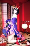 [Cosplay] Sachibudou さちぶどう - Red Sky 朱天 -しゅてん- Vol. 116