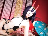 [Cosplay] Sachibudou さちぶどう - Red Sky 朱天 -しゅてん- Vol. 116