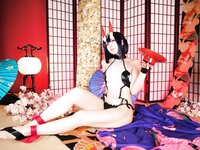 [Cosplay] Sachibudou さちぶどう - Red Sky 朱天 -しゅてん- Vol. 116